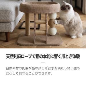 キャットタワー 据え置き 安定 低い 低め 小...の詳細画像3