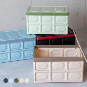収納ボックス 収納ケース 蓋付き 折りたたみ プラスチック おしゃれ 大容量 衣類 小物 コンテナボックス 折り畳み