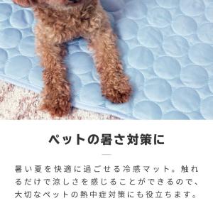 ひんやりマット 冷感敷きパッド Mサイズ 犬用...の詳細画像2
