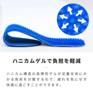 インソール 衝撃吸収 ハニカムゲルクッション ...の詳細画像2