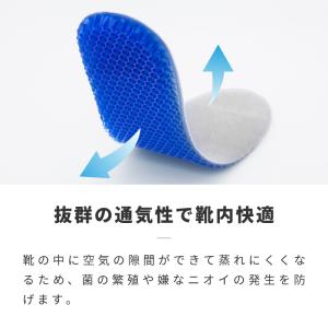 インソール 衝撃吸収 ハニカムゲルクッション ...の詳細画像3