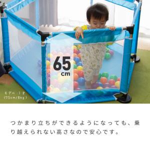 ベビーサークル マット 扉付き ハイタイプ プ...の詳細画像5