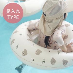 浮き輪 子供用 足入れ 取っ手付き 60cm ...の詳細画像5