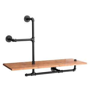 シェルフ ウォール シェルフ 収納 棚 ガレージ鉄板 配管