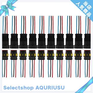 Andux Space 防水コネクター 防水カプラー 自動車用 オートバイク用