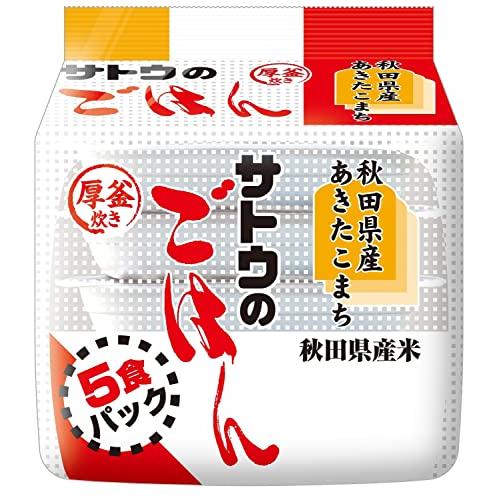 サトウのごはん 秋田県産あきたこまち 200g 5食パック*8個