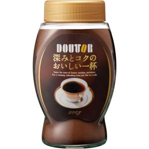 ドトールコーヒー インスタントコーヒー 深みとコクのおいしい一杯(SD) 200g *2個