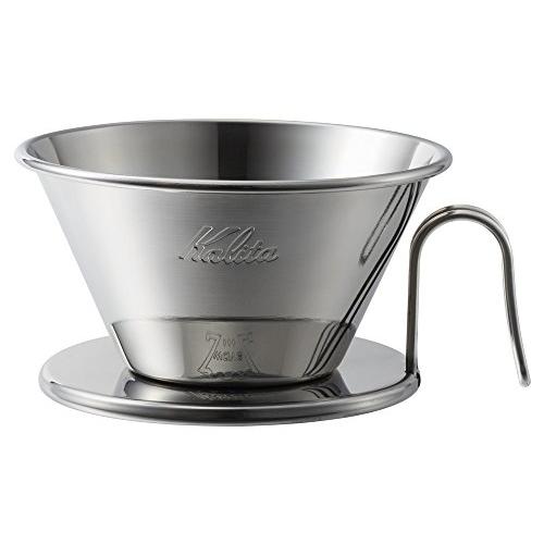 カリタ(Kalita) コーヒー ドリッパー ウェーブシリーズ ステンレス製 2*4人用 日本製 燕...