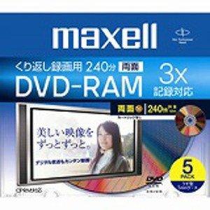 maxell 録画用 DVD-RAM 240分 2-3倍速対応 5枚 5mmケース入 DRM240B...