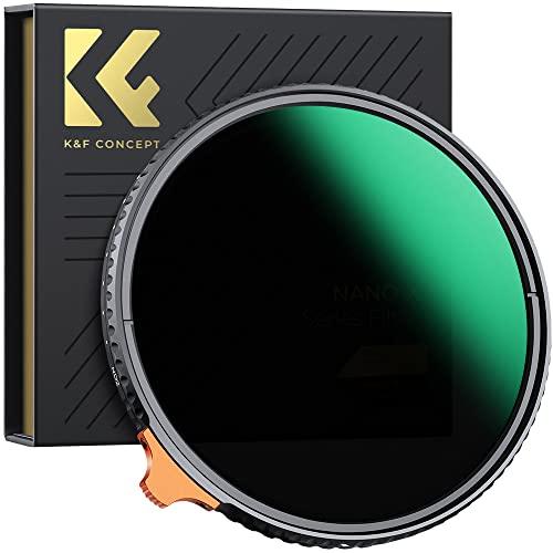 K&amp;F Concept 72mm 可変NDフィルター ND2-ND400 日本製AGC光学ガラス H...