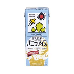 キッコーマン飲料 キッコーマン 豆乳飲料 バニラアイス 200ml*18本｜ggf1-store