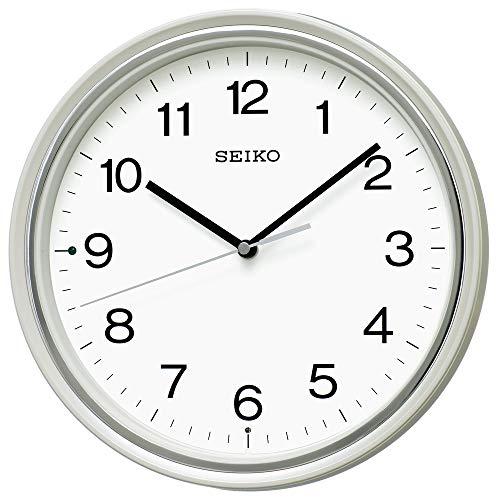 セイコークロック(Seiko Clock) 掛け時計 電波 アナログ 白パール 直径27.5x4.7...