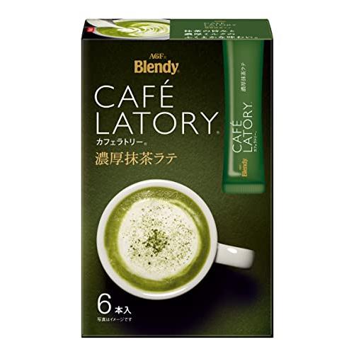 AGF ブレンディ カフェラトリー スティック 濃厚抹茶ラテ 6本*6箱   粉末 抹茶   11....