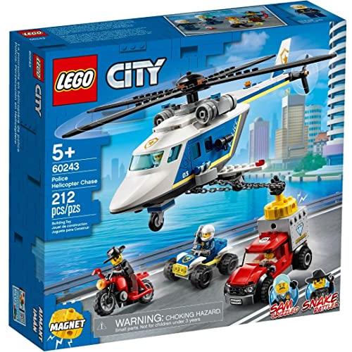 レゴ(LEGO) シティ ポリス ヘリコプターの追跡 60243 おもちゃ ブロック プレゼント 警...