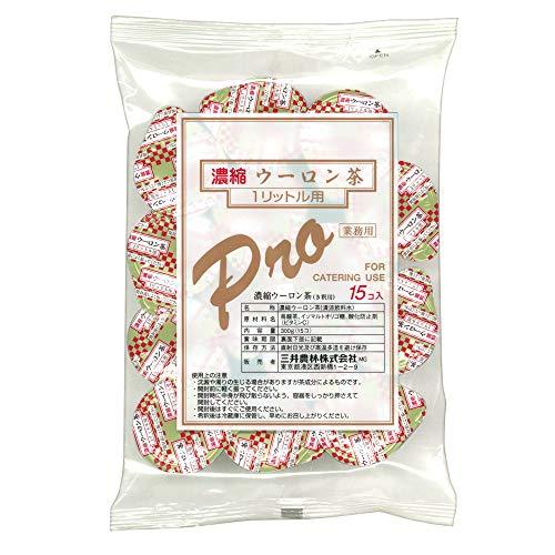三井農林 ホワイトノーブルプロ 濃縮ウーロン茶 ポーション 20g(1L分)*15個