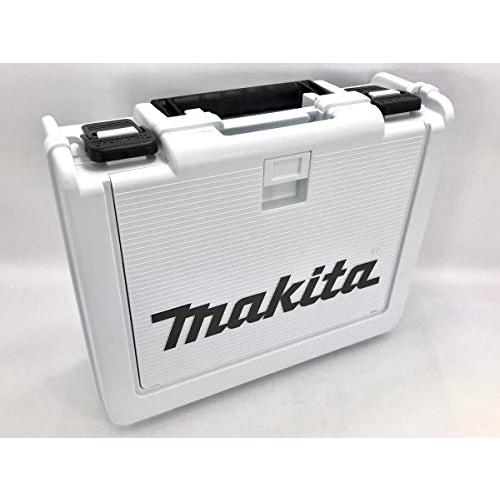 マキタ小型工具収納ケース 小物入れ付  白　インパクト、バッテリー2個、充電器が収納可能