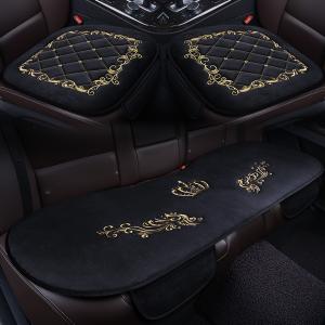 車用 シートカバーセット カーシートクッショ 前座席用2枚+後部座席用1枚 座布団クッション 座席シート 3枚組 カー用品 脱とても簡単 滑り止め