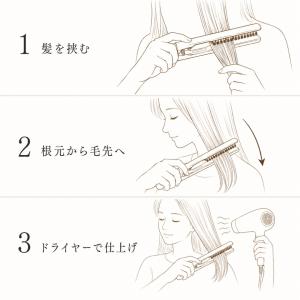 ヘアブラシ 豚毛 ストレートブラシ 挟むだけ ...の詳細画像2