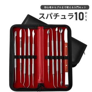 スパチュラ 粘土細工 造形 ステンレス製 10本セット クレイ