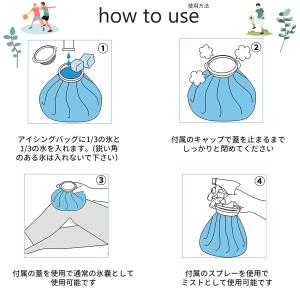 氷のう 氷嚢 スプレー ゴルフ スポーツ スプ...の詳細画像5