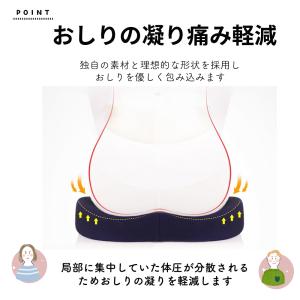 クッション 椅子用 腰痛 低反発 座布団 痔 ...の詳細画像3