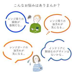レンジガード 油はねガード レンジカバー 油は...の詳細画像1