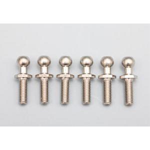 ロッドエンドボール Lサイズ (6個入) 全長14.8mm/ネジ部8.0mm ZC-206LHA R...