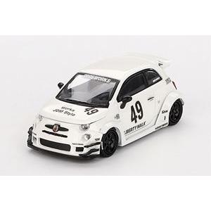 1/64 ABARTH 595 LB-WORKS×Abas Works ガラホワイト(左ハンドル) ...