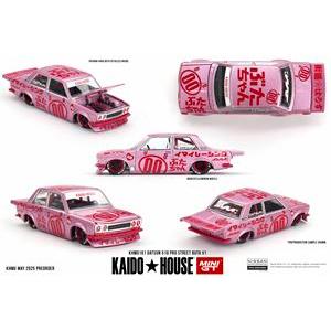 1/64 DATSUN 510 プロストリート ぶたV1(左ハンドル) KHMG161 完成品ミニカ...