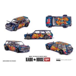 1/64 DATSUN KAIDO 510ワゴン 鯉ワゴンV1(右ハンドル) KHMG248 完成品...