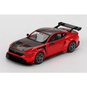 1/64 Ford Mustang GTD レースレッド(左ハンドル) MGT01196-L 完成品...