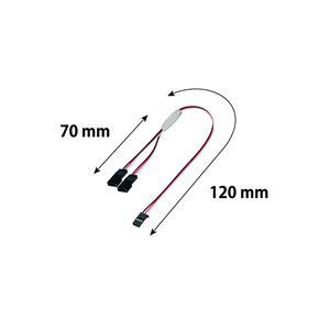 S.BUS用2又コード 120-70 307478 RCパーツ