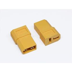 XT60&amp;T型2P変換コネクター(XT60オス&amp;2Pメス)2個入 SGC-80 RCパーツ