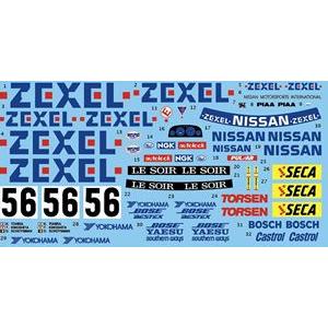T 1／24 GT-R対応 Zexel 1990 Spa24h  ＃56