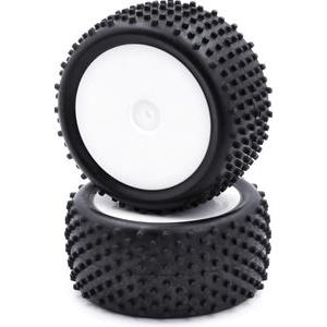 1/10 オフロードバギータイヤホイールセット リア12mmHEX 2個入 C8221 RCパーツ