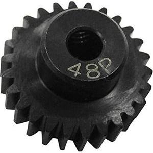 ウェイトスチールピニオンギヤ 48ピッチ 28T TP-4828W RCパーツ