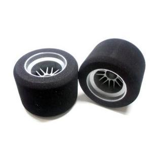 F1ワイド用接着整形済みスポンジタイヤ OMEGA リヤ ZN9112 RCパーツ