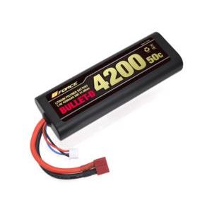 BULLET-D LiPoバッテリー 7.4V4200mAh（2P／50C） GFG009 RCパー...