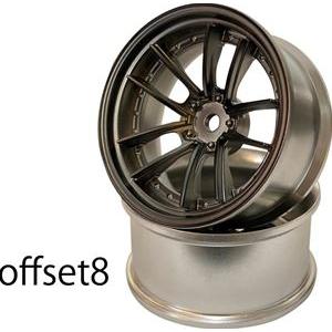 SSR REINER type10S WHEEL オフセット8（深リム）マットガンメタ(2pcs) ...