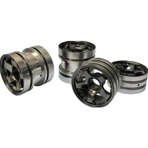 グラスホッパー用ホイールセットSP1 マットガンメタ WP-0207 RCパーツ