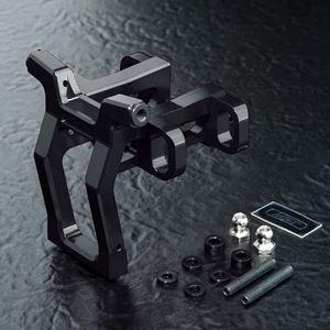 RMXアルミ軽量一体型フロントヘッドマウント (ブラック) 210645BK RCパーツ