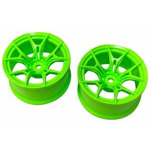 FX SPORTホイール グリーン【deep face】offset7 TDW-0714G RCパー...