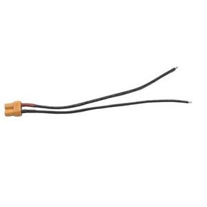 20AWGシリコンコード(12cm)付 XT30コネクター オス TP-564 RCパーツ