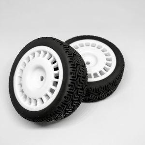 ハイグリップラリータイヤ&amp;ホイール接着済（2個入） RTS-01H RCパーツ