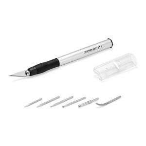 HGマルチナイフホルダー（6pcsへらビット付） HT-317 プラモデルツール