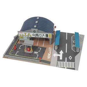 バス営業所 2912 着色済みストラクチャー Nゲージ