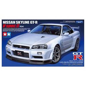 1/24 ニッサン スカイラインGT-R VスペックII（R34） 24258 組み立て式プラモデル