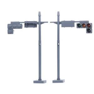 1/24 ガレージ＆ツールシリーズ No.35 交通信号機 (車両用/歩行者用)セット 組み立て式プ...