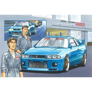 1/24 日産 スカイラインGT-R (R33) RGO [湾岸ミッドナイト] 湾岸4 組み立て式プ...