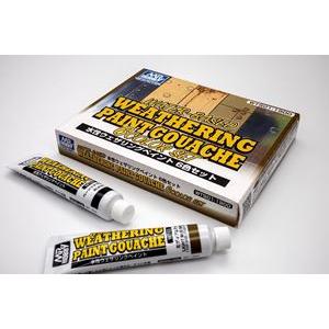 水性ウェザリングペイント 6色セット